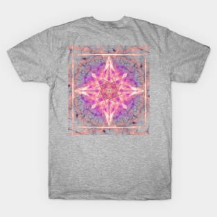 Heart chakra - mandala - sacred Flower T-Shirt